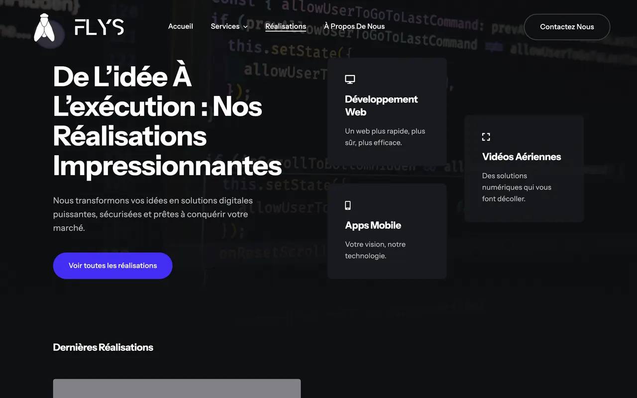 Ancienne page Réalisations